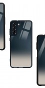 Mavi Geçiş Tasarımlı Glossy Telefon Kılıfı