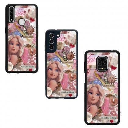 Barbie Tasarımlı Glossy Telefon Kılıfı