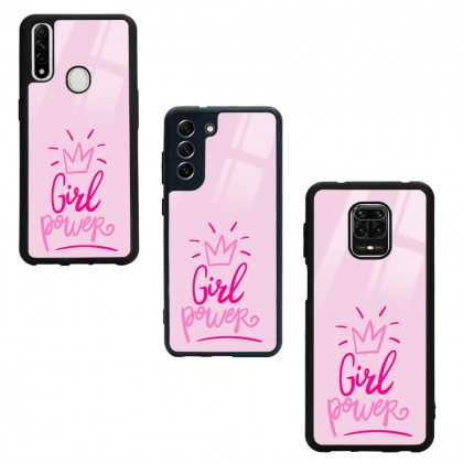Girl Power Tasarımlı Glossy Telefon Kılıfı