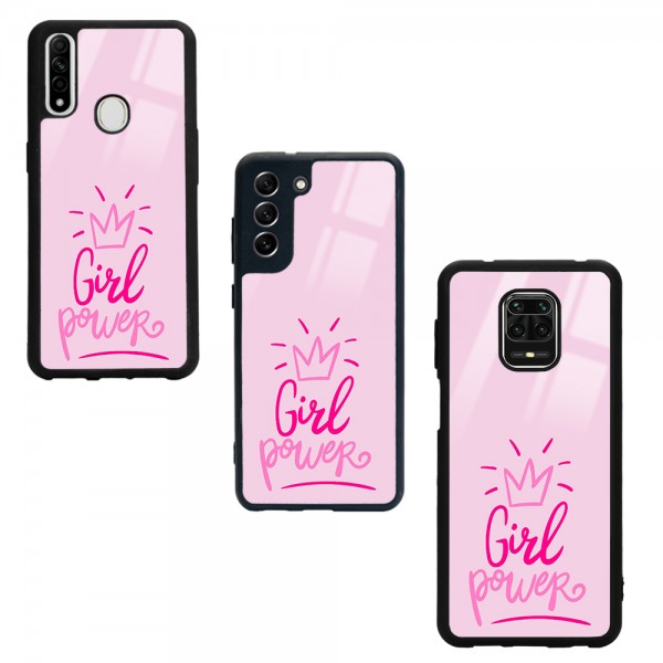 Girl Power Tasarımlı Glossy Telefon Kılıfı
