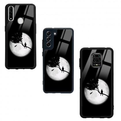 Aya Bakış Tasarımlı Glossy Telefon Kılıfı