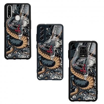 Ejderha Tasarımlı Glossy Telefon Kılıfı