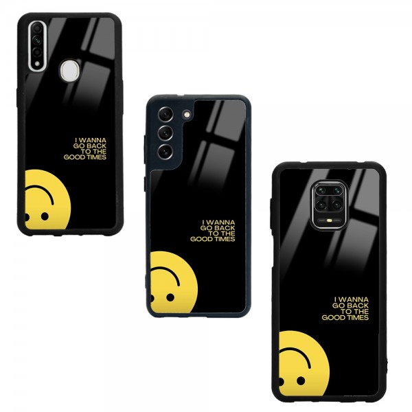 I Wanna Go Back Tasarımlı Glossy Telefon Kılıfı