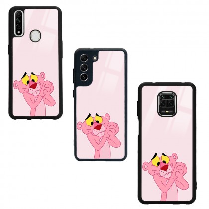 Pink Panter Tasarımlı Glossy Telefon Kılıfı