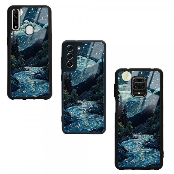 Night Tasarımlı Glossy Telefon Kılıfı