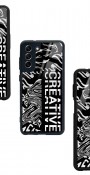 Creative Tasarımlı Glossy Telefon Kılıfı