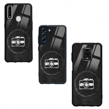 Camera Tasarımlı Glossy Telefon Kılıfı