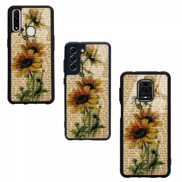 Ayçiçeği Tasarımlı Glossy Telefon Kılıfı