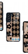 Ekose Draw Tasarımlı Glossy Telefon Kılıfı