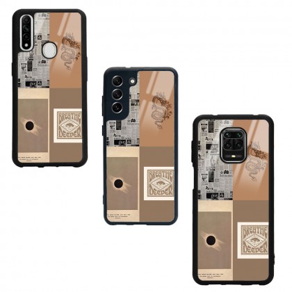 Breathe Deeper Tasarımlı Glossy Telefon Kılıfı