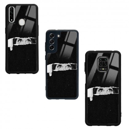 Gözler Tasarımlı Glossy Telefon Kılıfı