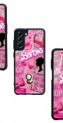 Barbie Make-Up Tasarımlı Glossy Telefon Kılıfı