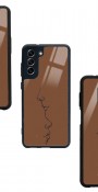Kahve Silüet Tasarımlı Glossy Telefon Kılıfı