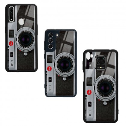 Lens Tasarımlı Glossy Telefon Kılıfı