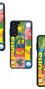 Retro Collage Tasarımlı Glossy Telefon Kılıfı