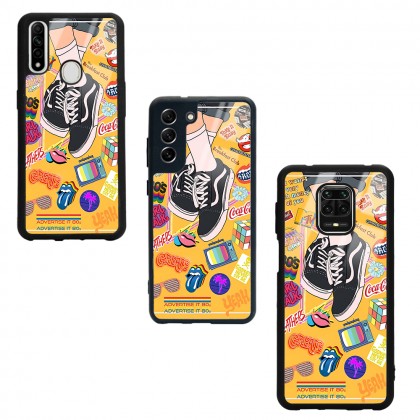Retro Vans Tasarımlı Glossy Telefon Kılıfı