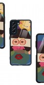 Vintage Eyes Tasarımlı Glossy Telefon Kılıfı