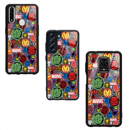 Marvel Face Tasarımlı Glossy Telefon Kılıfı