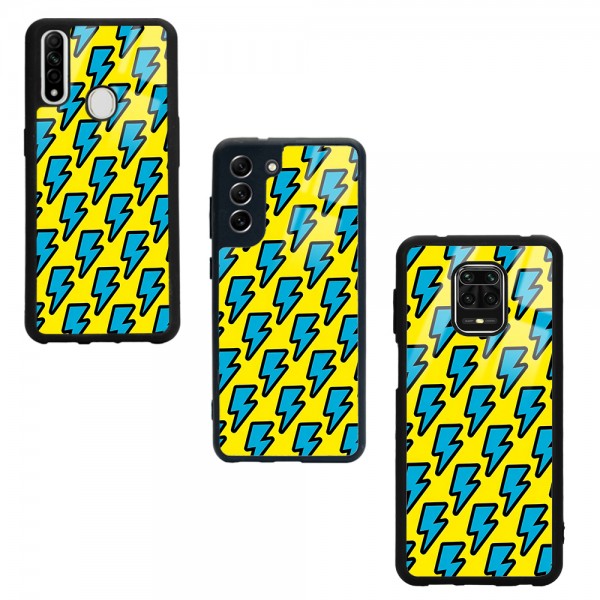 Yellow Flash Tasarımlı Glossy Telefon Kılıfı
