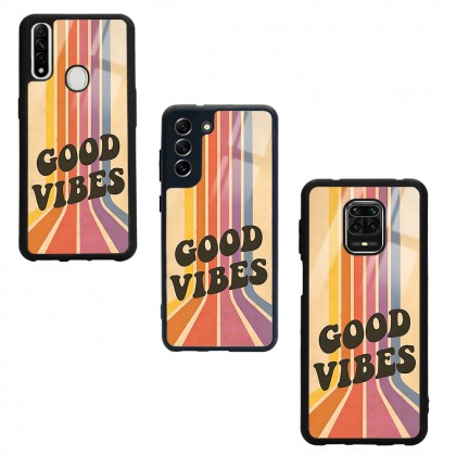 Good Vibes Tasarımlı Glossy Telefon Kılıfı
