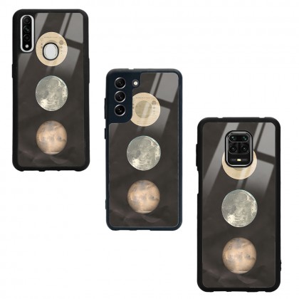 Night Moon Tasarımlı Glossy Telefon Kılıfı