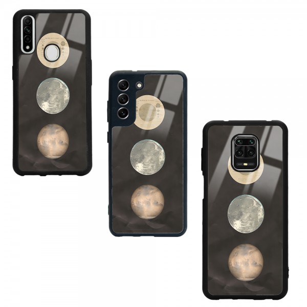 Night Moon Tasarımlı Glossy Telefon Kılıfı
