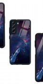 Space Rocket Tasarımlı Glossy Telefon Kılıfı