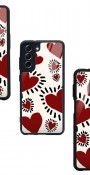Brush Heart Tasarımlı Glossy Telefon Kılıfı