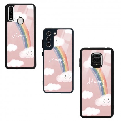 Happy Cloude Tasarımlı Glossy Telefon Kılıfı