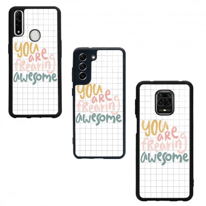 Awesome Tasarımlı Glossy Telefon Kılıfı