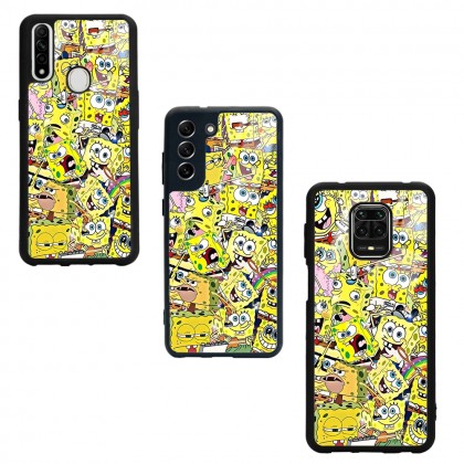 Sünger Bob Tasarımlı Glossy Telefon Kılıfı