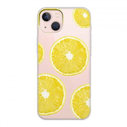 Limon Tasarımlı Şeffaf Telefon Kılıfı
