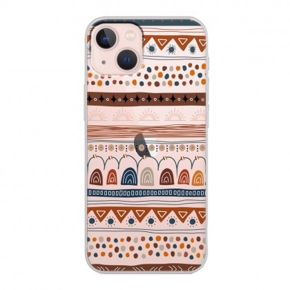 Motif Tasarımlı Şeffaf Telefon Kılıfı