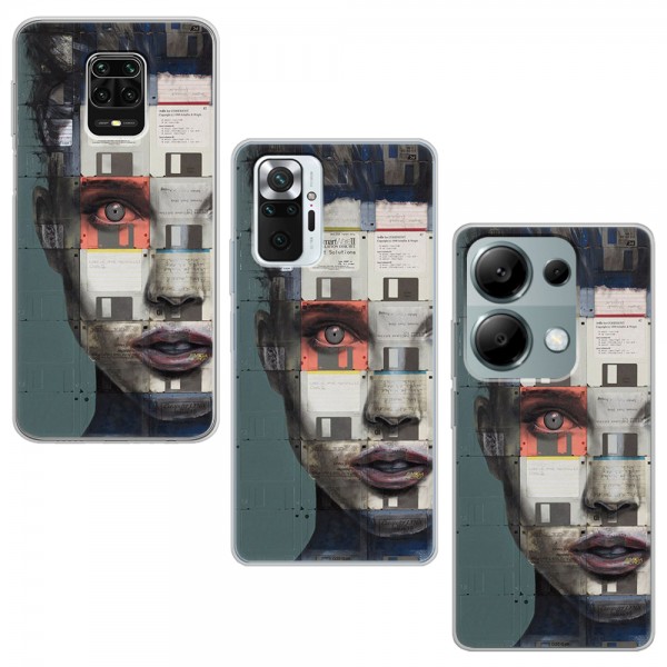 Machine Tasarımlı Şeffaf Telefon Kılıfı