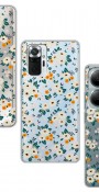 Ayçiçeği Papatya Tasarımlı Şeffaf Telefon Kılıfı