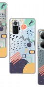 Pattern Tasarımlı Şeffaf Telefon Kılıfı